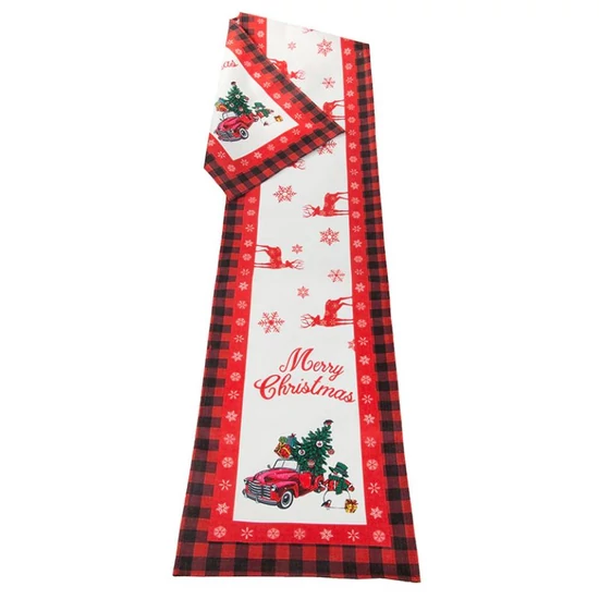 Karácsonyi asztali futó 220x38 cm 26185