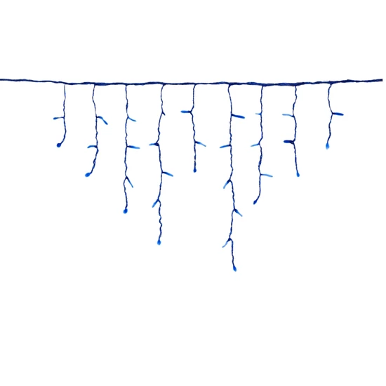 LED jégcsap füzér 500 LED, 32m – kék villogó fény MAD501