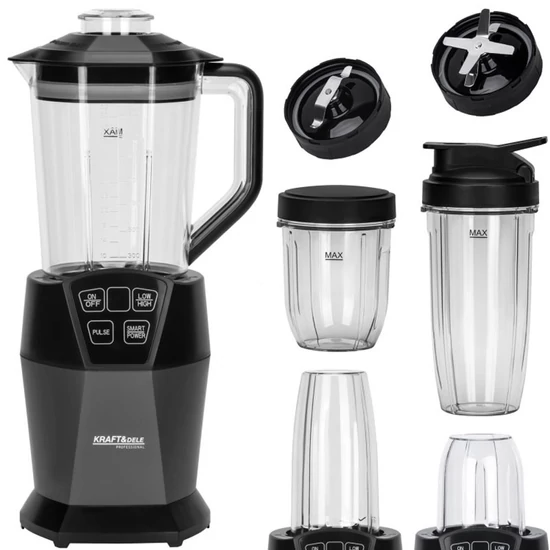 Kraft&Dele Turmixgép 1500 ml + 800 ml + 400 ml 1850 W KD4149