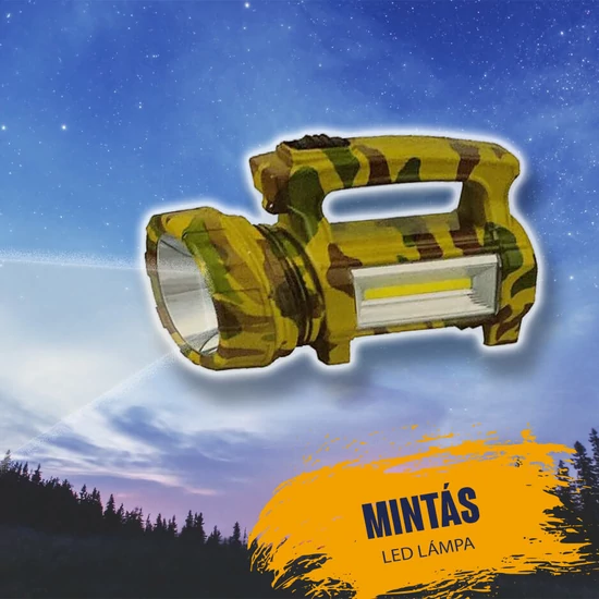 Mintás LED lámpa Bb-009