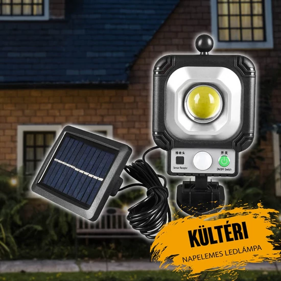 Kültéri napelemes LED lámpa JX-966B