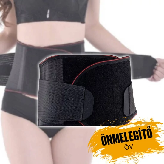 Önmelegítő deréktámasztó öv 