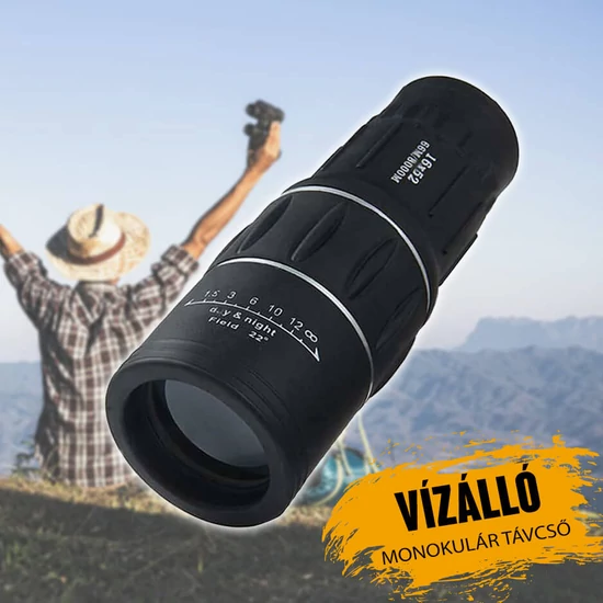 Vízálló monokulár távcső 16x52