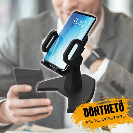 Dönthető asztali telefontartó