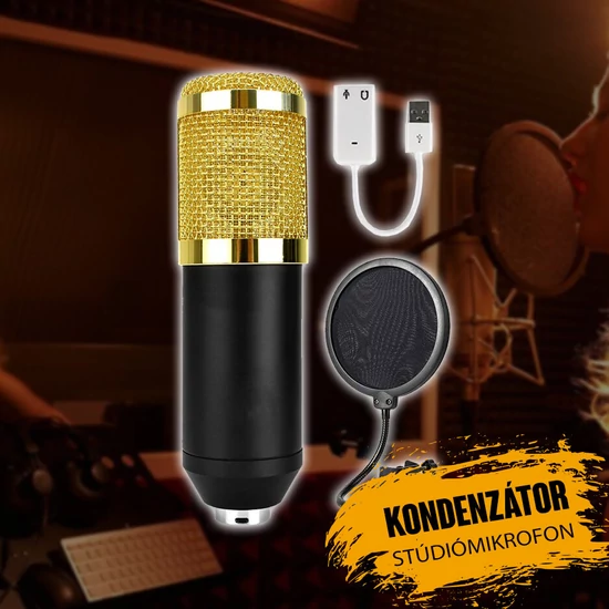 Kondenzátor stúdiómikrofon