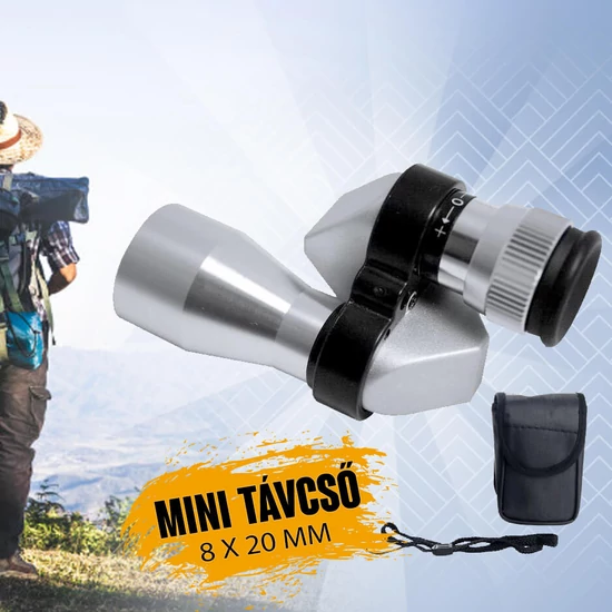 Mini monokuláris távcső 8x20