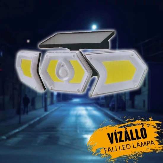 Szolár fali LED lámpa - W774B
