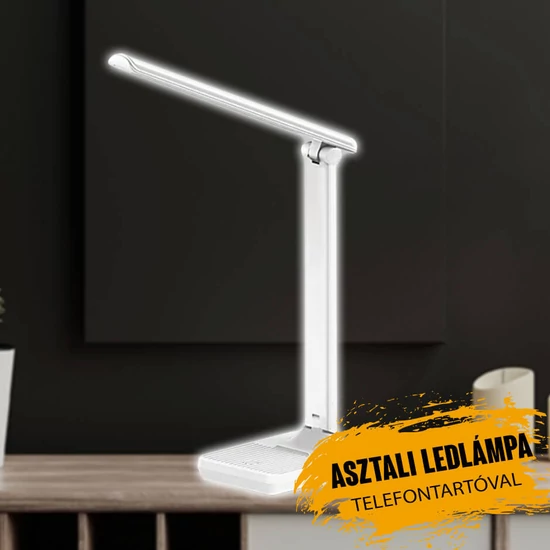 Asztali led lámpa telefontartóval TGX7022