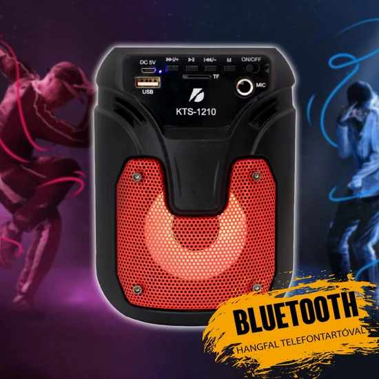 Bluetooth hangszóró telefontartóval KTS1210