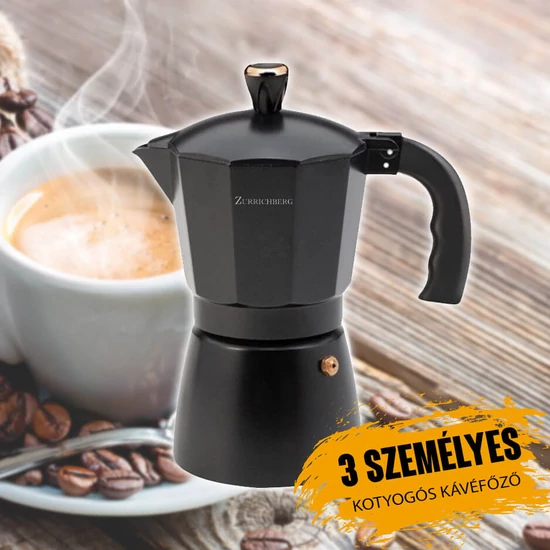 Zurrichberg 3 személyes kotyogós kávéfőző ZB2707