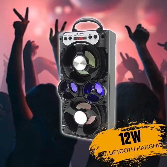 Hordozható multimédia hangszóró MS-259BT