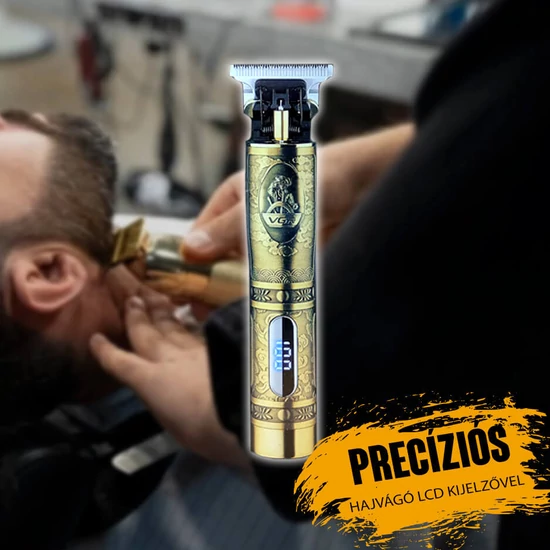 VGR precíziós hajvágó töltéskijelzővel V-091 