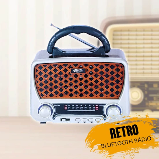 Yuegan retro rádió MP3 lejátszóval YG1183BT