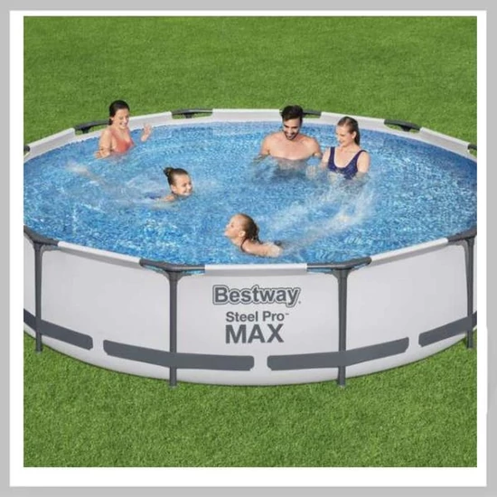 Bestway Bahama 366x76cm Fémvázas medence, vízforgatóval 366x76cm ADG.IH.56416