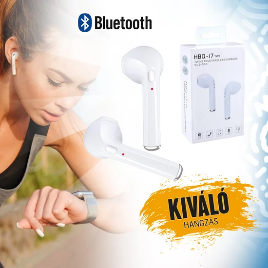 I7S TWS bluetooth vezetéknélküli fülhallgató, töltő dobozzal