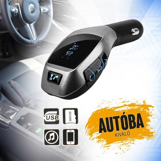 X6 vezetéknélküli autós kihangosító