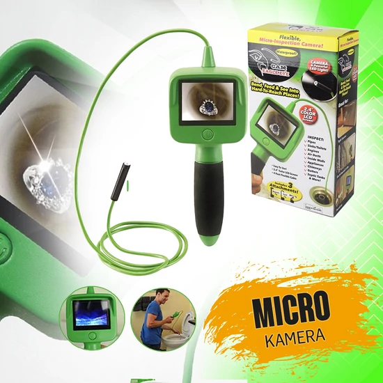 Eagle-Eye mikroszkopikus kamera beépített leddel