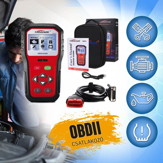 Konwei Autódiagniosztikai eszköz 2.8