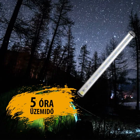 Érintőkapcsolós hordozható LED fénycső 30cm